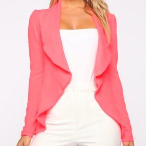 💗Hot Pink 'Meet And Greet' Blazer - Fashion Nova